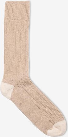 Royalties Paris Rippstricksocken aus recyceltem Kaschmir Cashmere