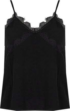 Pepe Jeans London Top de encaje Karey - Tops - Mujer - Negro - M