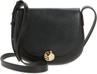 Madewell The Dakota Saddle Crossbody Bag in True Black at Nordstrom