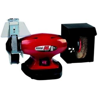 Trade Shop Trade Shop Traesio - Femi Mola Smerigliatrice Da Banco 450w Combinata Con Spazzola D150 220v Mod.36n