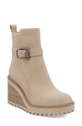 Mia Cleste Wedge Bootie in Sand at Nordstrom, Size 10