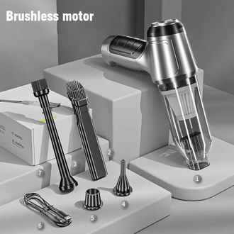 OEM Aspiradora Multifuncional Inal&aacute;mbrica Y Sin Escobillas Para Coche, De Doble Prop&oacute;sito, Mini Aspiradora Inflable De Alta Potencia Para Coche