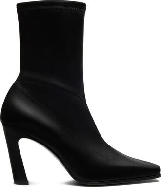 Stuart Weitzman Stivaletto elasticizzato Stassi 85 - - Shoes - Donna - Nero - 38 1/2 EU