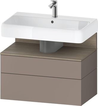 Duravit Qatego Mueble Bajo Lavabo, 1 Extra&iacute;ble Y 1 Caj&oacute;n, - Duravit