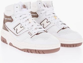 New Balance Leather High-Top Sneakers with Side Logo size 37,5