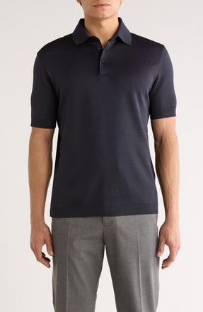 Herno Cotton Jersey Polo in 9201 Navy at Nordstrom, Size 40 Us