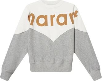 Isabel Marant Houston Sweatshirt - Dames - Sweatshirts - Wit - M - Katoen - Hoodies & sweatvesten
