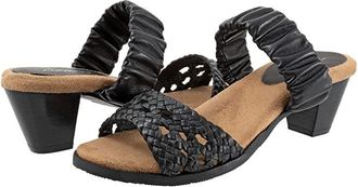 Trotters Mae Womens Sandals Black : 10.5 M (B), Leather