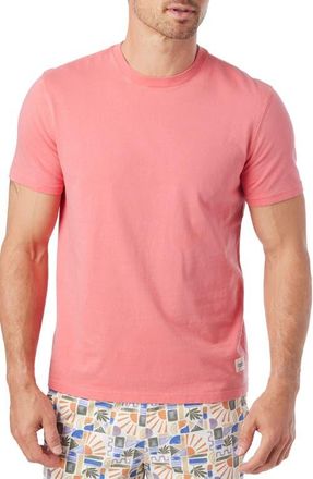 Fair Harbor Saltaire Organic Cotton Graphic T-Shirt in Coral at Nordstrom, Size Medium