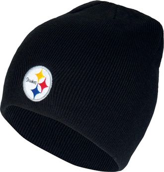Reebok Team Logo NFL Cuffless Classic Beanie Hat - Football Knit Skull Cap
