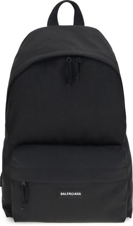 Balenciaga Mens Backpack Explorer Black Polyamide Backpacks