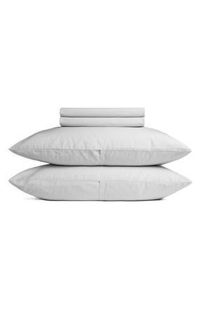 Parachute Percale Sheet Set in Light Grey at Nordstrom, Size California King