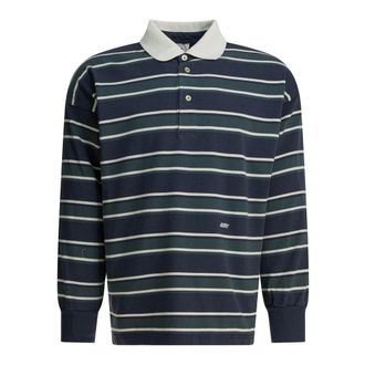 Autry Polo Shirts, male, Multicolor, S, Striped Rugby Polo