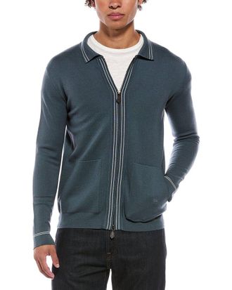 Isaia Wool, Silk & Cashmere-Blend Jacket