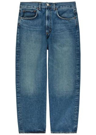 A Gold E Agolde Deka Relaxed Straight-leg Jeans - Blue - 28 (W28 / XS)