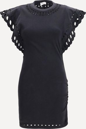 Isabel Marant Abito Orlane in cotone e sangallo Woman M