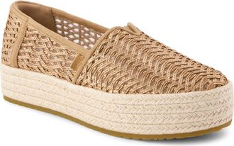 Toms Valencia Platform Espadrille in Rust/copper at Nordstrom, Size 6.5