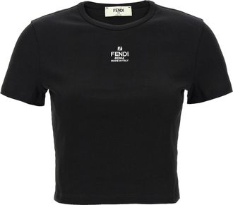 Fendi Fendi Top Nero-Donna