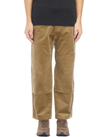 Gramicci Mens Pantaloni Corduroy Double Knee - Tan Cotton - Size Medium