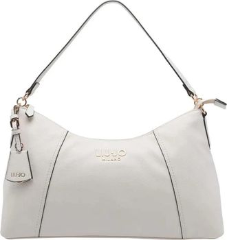 Liu Jo Logo Schoudertas - Dames - Schoudertassen - Beige - ONE Size - Leer - Tassen