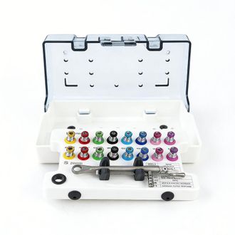 Elle Kit Di Riparazione Impianti Dentali (16 Cacciaviti + Chiave Dinamometrica Manuale): Strumenti Universali Per LImplantologia