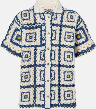 Alemais Al&eacute;mais Dolly crochet cotton shirt