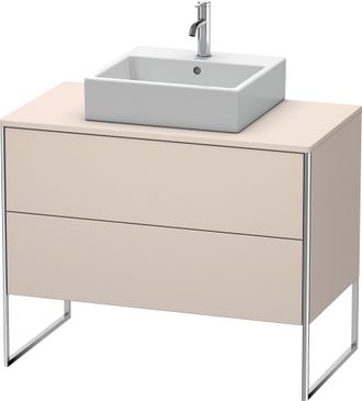 Duravit Duravit Xsquare Meuble Sous-vasque Sur Console Au Sol, 2 Tiroirs