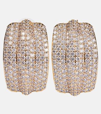 Self Portrait Crystal-embellished earrings