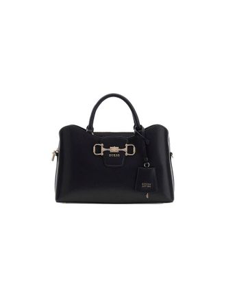 Guess Womens Satchel Black Polyurethane Satchel-bags