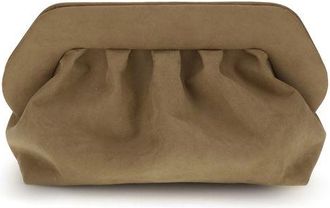 Themoir&egrave; Beige Other Fibres Clutch Womens Bag