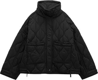 Generic Yunyahe Womens Quilted Jacket, Transition Jacket, Oversized Quilted Jacket for Women with Zip, Stand-Up Collar, Lightweight Jackets, Padded Winter Coa