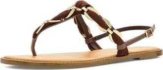 Schutz Camellia Womens Sandals Root Brown : 9.5 M, Leather
