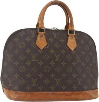 Louis Vuitton Pre-owned Handbags, female, Brown, Size: ONE SIZE Pre-owned Canvas Handbag