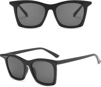 Generic Men For Women Sunglasses Fashion Shape UV Protection Female sun glasses Outdoor Travelling Sun Glass,Black Gray 2026