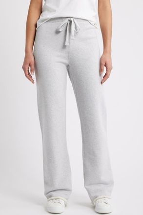 Frank & Eileen Catherine Cotton Sweatpants in Gray Melange at Nordstrom, Size X-Large