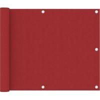 OEM Biombo Rojo Para Balc&oacute;n, 75 X 500 Cm, Tela Oxford - Crezuo