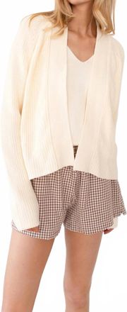 Marea Ingrid Cardigan In Ivory
