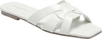 Tiffany & Fred Leather Slide Sandal
