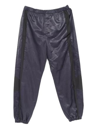 Louis Vuitton 2010s Damier Panel track pants - men - Polyester - 50 - Blue