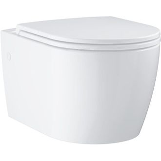 GROHE Start Round 36,8 X 54,3 Cm Inodoro Suspendido Con Asiento Softclose, Rimless, Blanco (g103848sh00)