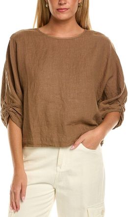Velvet Velvet By Graham & Spencer Cass Woven Linen Top