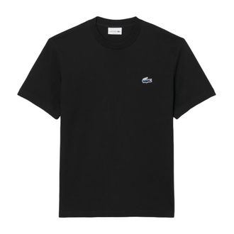 Lacoste T-Shirts, male, Black, M, Heavyweight Jersey T-Shirt
