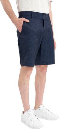 Calvin Klein Mens Printed Bullet Stretch Shorts - Navy - 38 Waist