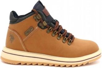 U.S.Polo Association Viking 02 Veterlaarzen - Heren - Veterlaarzen - Bruin - 44 EU - Schoenen