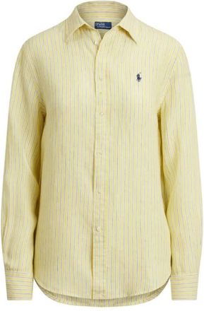 Polo Ralph Lauren Striped Linen Classic-Fit Shirt, Size X-Small
