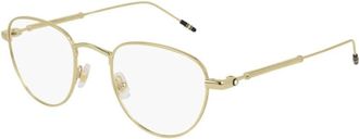 Montblanc Mens Black Square Eyeglass Frames MB0111O 002