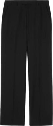 Gucci Heren, Broeken, Zwart, Maat: M Zijde