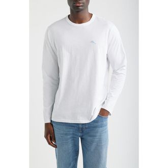 Tommy Bahama Paradise in a Bottle Long Sleeve Cotton Graphic T-Shirt in White at Nordstrom, Size 2Xlt