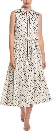 Anne Klein Midi Godet Shirtdress