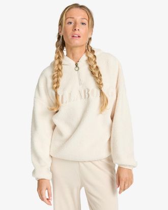 Billabong Strickfleece-Pullover BILLABONG READY TO GO, Damen, Gr. XXL (44), weiss (wei&szlig;cap), Obermaterial: 100% Polyester, Pullover Strickfleece-Pullover